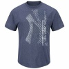 MLB New York Yankees Batting Champion T-Shirt, Navy Heather