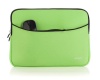 iPearl 13-inch Soft Neoprene Sleeve Case for MacBook & UltraBook laptop (built-in external pocket) - GREEN