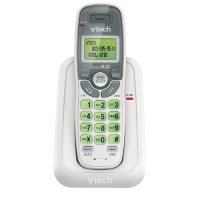 VTECH CS6114 DECT 6.0 Cordless Phone, White/Grey, 1 Handset VTECH CS6114 DECT 6.0 Cordless Phone, White/Grey, 1 Handset