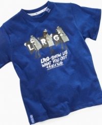 Get exposure. The sneaky style of this tee from LRG is a great way to get noticed at the skate park. Get exposure. The sneaky style of this tee from LRG is a great way to get noticed at the skate park.