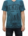 Retrofit Men's Short Sleeve V-Neck T-Shirt Teal