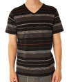 Retrofit V-Neck Striped T-Shirt