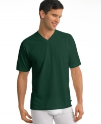 Stay cool, look cool. When the temperature rises you'll stay chill with these v-neck t-shirts from Jockey. Stay cool, look cool. When the temperature rises you'll stay chill with these v-neck t-shirts from Jockey.