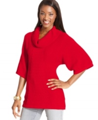 A cute mix of cable knit and other appealing patterns makes this petite sweater from Style&co. feel special! Comfy cotton creates a breathable tunic, too. A cute mix of cable knit and other appealing patterns makes this petite sweater from Style&co. feel special! Comfy cotton creates a breathable tunic, too.