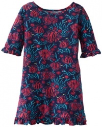 Lilly Pulitzer Girls 7-16 Little Somerset Dress, Bright Navy Jammin, Large Lilly Pulitzer Girls 7-16 Little Somerset Dress, Bright Navy Jammin, Large