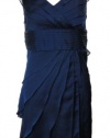 Adrianna Papell Tiered Pleated Dress