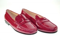 TOD'S Women's N.Citta Leather Moc Leather Purple Moccasins Sz 37 0VE0R600 TOD'S Women's N.Citta Leather Moc Leather Purple Moccasins Sz 37 0VE0R600