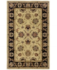 With a timeless pattern plucked from the design traditions of great Indian rug makers, this distinctive area rug from Sphinx is hand-tufted with a dense, washed wool pile -- blissfully soft to the touch and utterly breathtaking to behold. (Clearance) With a timeless pattern plucked from the design traditions of great Indian rug makers, this distinctive area rug from Sphinx is hand-tufted with a dense, washed wool pile -- blissfully soft to the touch and utterly breathtaking to behold. (Clearance)