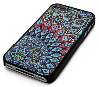 Black Snap-On iPhone Cover Case for 4/4S iPhone - Aztec Mayan Mosaic Design - Height:4.5 Inches X Width: 2.5 Inches X Thickness:0.5 Inches Black Snap-On iPhone Cover Case for 4/4S iPhone - Aztec Mayan Mosaic Design - Height:4.5 Inches X Width: 2.5 Inches X Thickness:0.5 Inches
