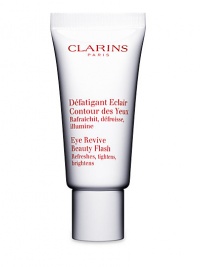 Named Best Eye Cream by Redbook magazine. Open your eyes to something new. This gentle, one-of-a-kind, emergency treatment cream helps relieves puffiness, dark circles and fine lines due to stress, strain, allergies and fatigue. A combination of potent botanicals, vitamins and corrective pigments acts like an invisible, radiance-boosting patch with a refreshing micro-gel texture. 0.7 oz. Made in France. Named Best Eye Cream by Redbook magazine. Open your eyes to something new. This gentle, one-of-a-kind, emergency treatment cream helps relieves puffiness, dark circles and fine lines due to stress, strain, allergies and fatigue. A combination of potent botanicals, vitamins and corrective pigments acts like an invisible, radiance-boosting patch with a refreshing micro-gel texture. 0.7 oz. Made in France.