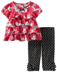 Hartstrings Baby-Girls Newborn Rose Print Sateen Tunic And Heart Print Legging Set, Rose Print, 12 Months Hartstrings Baby-Girls Newborn Rose Print Sateen Tunic And Heart Print Legging Set, Rose Print, 12 Months