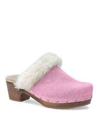 UGG® Australia updates this 70's-inspired clog with faux fur trim, rivets along the sides and a rugged rubber sole. UGG® Australia updates this 70's-inspired clog with faux fur trim, rivets along the sides and a rugged rubber sole.