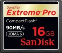 SanDisk 16GB Extreme Pro CF memory card - UDMA 90MB/s 600x (SDCFXP-016G-A91, US Retail Package) SanDisk 16GB Extreme Pro CF memory card - UDMA 90MB/s 600x (SDCFXP-016G-A91, US Retail Package)