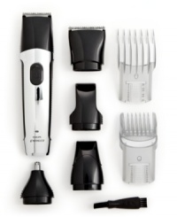 Your look, your way. Get ready to set the style with this grooming guru. Powered by a lithium ion batter, the shaver features a rounder guard that provides a gentle touch to skin and glides along curves and contours with professional ease. Model QG327. Your look, your way. Get ready to set the style with this grooming guru. Powered by a lithium ion batter, the shaver features a rounder guard that provides a gentle touch to skin and glides along curves and contours with professional ease. Model QG327.