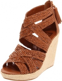 DV by Dolce Vita Women's Tulle Wedge Sandal, Cognac Stella, 8.5 M US DV by Dolce Vita Women's Tulle Wedge Sandal, Cognac Stella, 8.5 M US