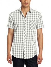Ben Sherman Men's Plectrum Short Sleeve Marl Gingham Shirt Ben Sherman Men's Plectrum Short Sleeve Marl Gingham Shirt