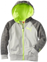 Puma - Kids Boys 2-7 Little Printed Jacket, Grey, 7 Puma - Kids Boys 2-7 Little Printed Jacket, Grey, 7