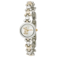 Disney Women's MCK313 Mickey Mouse Two-Tone Link Bracelet Watch Disney Women's MCK313 Mickey Mouse Two-Tone Link Bracelet Watch