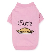 Zack & Zoey Polyester/Cotton Cutie Pie Dog Tee, Small/Medium, Pink