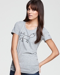 Featuring a cartoon fox across the front, this quirky-cool Burberry Brit tee is one step ahead of the pack. Style with leather leggings for the ultimate It Girl look. Featuring a cartoon fox across the front, this quirky-cool Burberry Brit tee is one step ahead of the pack. Style with leather leggings for the ultimate It Girl look.