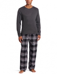 Dockers Men's Gift Set Waffle Crew With Flannel Pant Dockers Men's Gift Set Waffle Crew With Flannel Pant