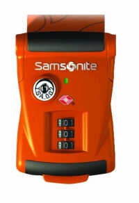 Samsonite Luggage Travel Sentry 3 Dial Combination Strap, Juicy Orange, One Size Samsonite Luggage Travel Sentry 3 Dial Combination Strap, Juicy Orange, One Size