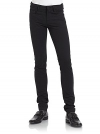 THE LOOKWaistband with belt loopsZip fly with slide tab closureFive pocket styleTHE FITRise, about 7Inseam, about 33THE MATERIAL98% cotton/2% elastaneCARE & ORIGINMachine washMade in Italy THE LOOKWaistband with belt loopsZip fly with slide tab closureFive pocket styleTHE FITRise, about 7Inseam, about 33THE MATERIAL98% cotton/2% elastaneCARE & ORIGINMachine washMade in Italy