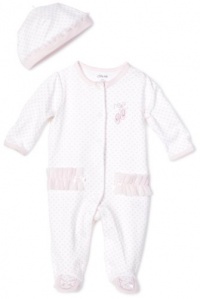 Little Me Baby-girls Newborn Prima Ballerina Footie and Hat, White/Pink, Preemie Little Me Baby-girls Newborn Prima Ballerina Footie and Hat, White/Pink, Preemie