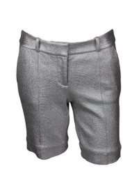 Diane von Furstenberg Womens Silver New Boymuda Bermuda Shorts 8 Diane von Furstenberg Womens Silver New Boymuda Bermuda Shorts 8