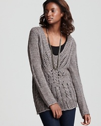 An effortlessly elegant cable knit Duffy sweater elevates weekends from casual to chic. Layer over a foundation tank and pair with your favorite denim to complete. An effortlessly elegant cable knit Duffy sweater elevates weekends from casual to chic. Layer over a foundation tank and pair with your favorite denim to complete.