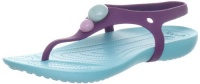 Crocs Aliana T-Strap Sandal (Toddler/Little Kid/Big Kid),Lilac/Aqua,12 M US Little Kid Crocs Aliana T-Strap Sandal (Toddler/Little Kid/Big Kid),Lilac/Aqua,12 M US Little Kid