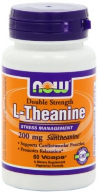 Now Foods, L-Theanine 200 Mg, Veg-Capsules, 60-Count Now Foods, L-Theanine 200 Mg, Veg-Capsules, 60-Count