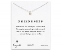 Dogeared Friendship Anchor Reminder 18 Necklace - Sterling Silver