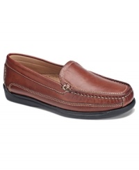 A pair of casual men's shoes that is the perfect complement to your favorite jeans or chinos. These smooth leather loafers from Dockers make a smart addition to any guy's work week (or weekend) wardrobe. A pair of casual men's shoes that is the perfect complement to your favorite jeans or chinos. These smooth leather loafers from Dockers make a smart addition to any guy's work week (or weekend) wardrobe.