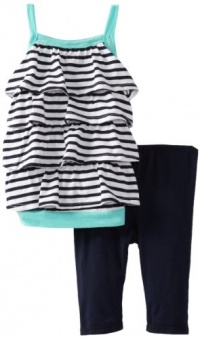 Splendid Littles Baby-Girls Pebble Beach Stripe Tank Tunic Set, Navy/Seashell, 18-24 Months Splendid Littles Baby-Girls Pebble Beach Stripe Tank Tunic Set, Navy/Seashell, 18-24 Months