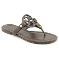 Tory Burch Miller Womens Size 5.5 Brown Open Toe Leather Thongs Shoes Tory Burch Miller Womens Size 5.5 Brown Open Toe Leather Thongs Shoes