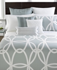 Find comfort in contemporary style! This Hotel Collection Modern Rib Matelasse coverlet features a solid landscape of sophisticated ribbed patterns that evoke 5-star luxury. Find comfort in contemporary style! This Hotel Collection Modern Rib Matelasse coverlet features a solid landscape of sophisticated ribbed patterns that evoke 5-star luxury.