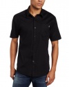 Volcom Men's Why Factor Solid Short Sleeve Shirt