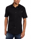 Volcom Men's Why Factor Solid Short Sleeve Shirt