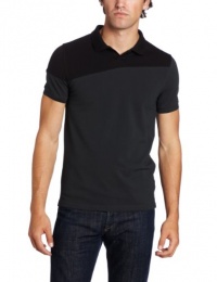 Calvin Klein Sportswear Men's Ultra Slim Fit Short Sleeve One-button Polo Calvin Klein Sportswear Men's Ultra Slim Fit Short Sleeve One-button Polo