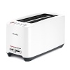 Toast to perfection with Breville's the Lift & Look Touch™ 4-slice toaster. During the toasting process, press the Lift and Look™ button to get a sneak peak - and if you think it needs it, press the A Bit More™button. Wide and long slots accommodate sandwich slices and artisan breads.