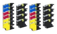 Compatible Ink Cartridge Replacement for Brother LC-75 (8 Black 4 Cyan 4 Magenta 4 Yellow) 20 Pack Compatible Ink Cartridge Replacement for Brother LC-75 (8 Black 4 Cyan 4 Magenta 4 Yellow) 20 Pack