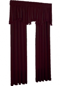 Croscill Ashland Panel, 84-Inch, Burgundy Croscill Ashland Panel, 84-Inch, Burgundy