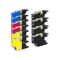 New Set of 10 LC75 High Yield Compatible Ink Cartridge Combo (4xBk, 2xC, 2xM & 2xY) For MFC-J280W, MFC-J425W, MFC-J430W,MFC-J435W, MFC-J5910DW, MFC-J625DW, MFC-J6510DW, MFC-J6710DW, MFC-J6910DW, MFC-J825DW, MFC-J835DW
