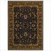 First Lady Somerset House Old Republic Black Rug Rug Size: 5'5 x 7'9