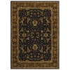 First Lady Somerset House Old Republic Black Rug Rug Size: Runner 2'6 x 7'9