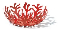 Alessi Mediterraneo 11-1/2-Inch Fruit Holder, Red Alessi Mediterraneo 11-1/2-Inch Fruit Holder, Red