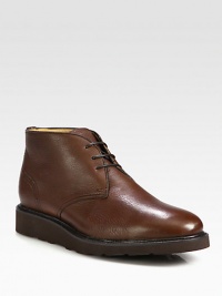 Crafted from lightly-textured leather, this leather lace-up is the perfect complement to any well-dressed ensemble.Leather upperLeather liningPadded insoleRubber soleImportedOUR FIT MODEL RECOMMENDS ordering true size. Crafted from lightly-textured leather, this leather lace-up is the perfect complement to any well-dressed ensemble.Leather upperLeather liningPadded insoleRubber soleImportedOUR FIT MODEL RECOMMENDS ordering true size.