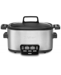This cooker runs the show-perfecting slow cooking, simmering, warming, browning, sauteing and steaming, this versatile chef is always your go-to on the countertop. Ready to prep with a 24-hour timer and automatic keep warm setting, so you can add ingredients, gets out of the kitchen & return to a masterfully made meal. 3-year warranty. Model MSC-600. This cooker runs the show-perfecting slow cooking, simmering, warming, browning, sauteing and steaming, this versatile chef is always your go-to on the countertop. Ready to prep with a 24-hour timer and automatic keep warm setting, so you can add ingredients, gets out of the kitchen & return to a masterfully made meal. 3-year warranty. Model MSC-600.