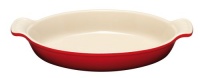 Le Creuset Heritage Stoneware 24-Ounce Oval Au Gratin Dish, Cherry Le Creuset Heritage Stoneware 24-Ounce Oval Au Gratin Dish, Cherry